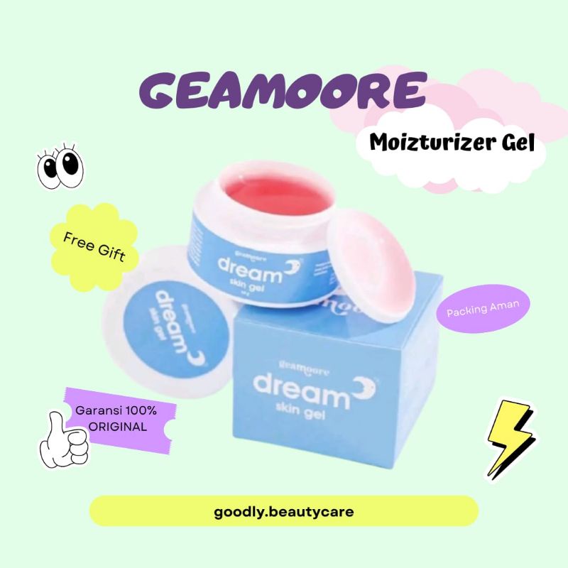 GEAMOORE DREAM SKIN GEL GLOWING JELLY RED JELLY GEAMOORE GEL MOIZTURIZER GEAMOORE