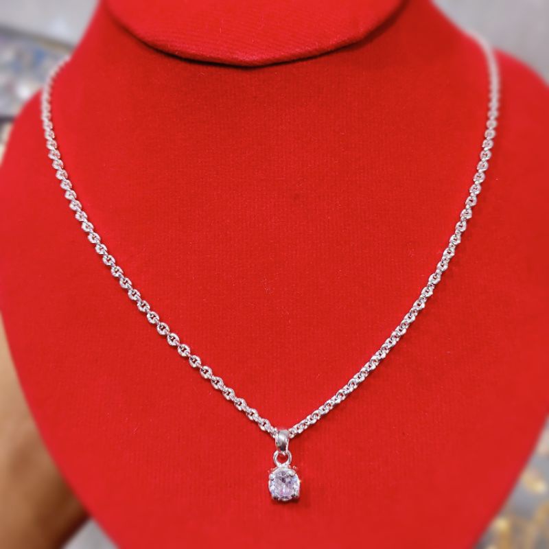 Kalung Perak Asli 7gr Rantai - Perak 999 Murni Kalimantan