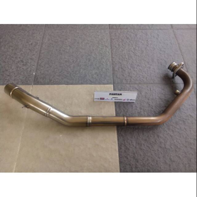 Header R9 Assen Sonic 150R Supra GTR 150 Original pipa knalpot gulu banyak racing honda sonic gtr