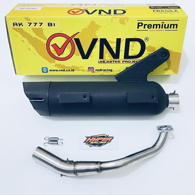 Knalpot VND Racing - Genio / Beat Esp New LED 2020 / Scoopy New 2021 hyper-r44 Juara