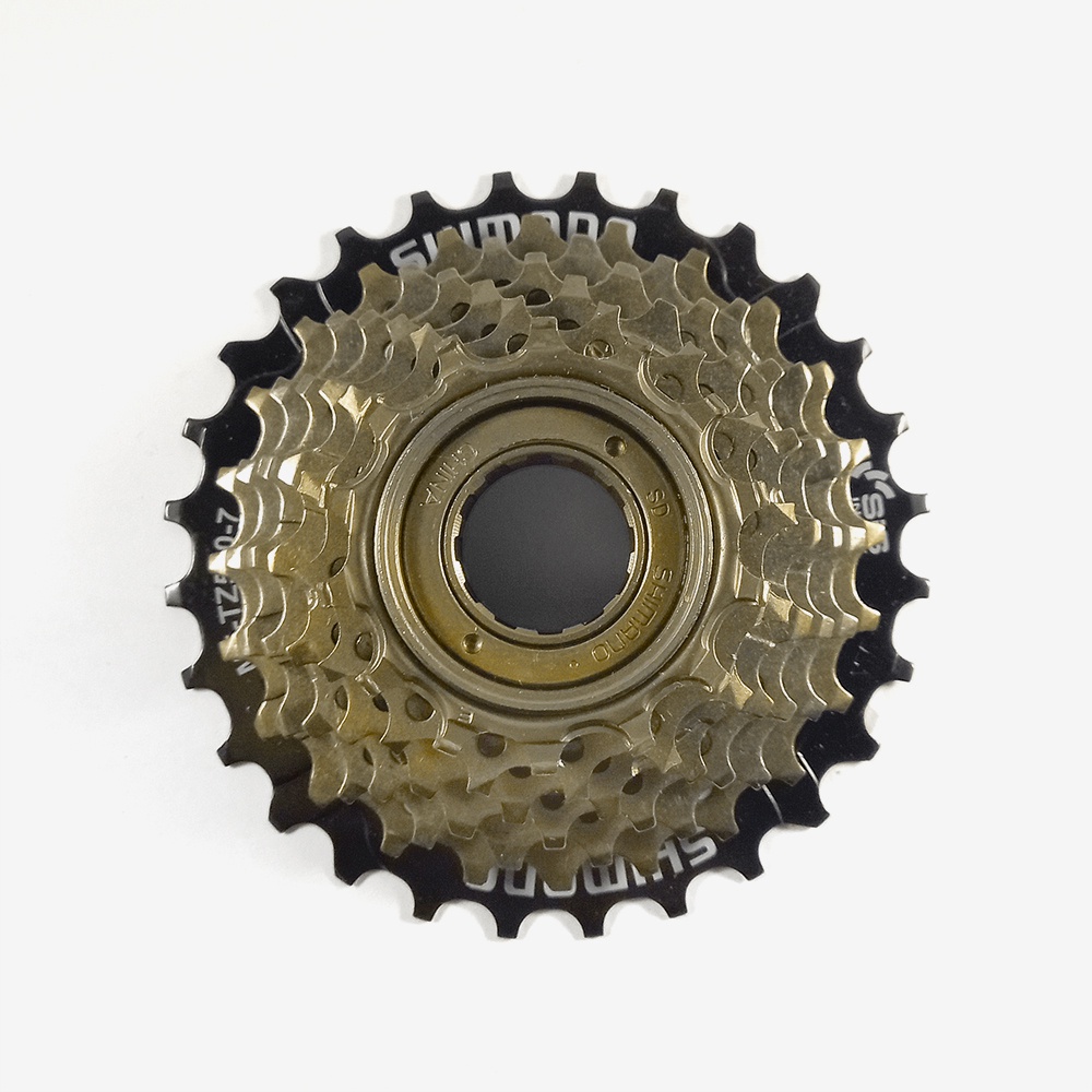 Freewheel Sprocket 7 Speed SHIMANO MF-TZ500-7 (Model Ulir/Drat)