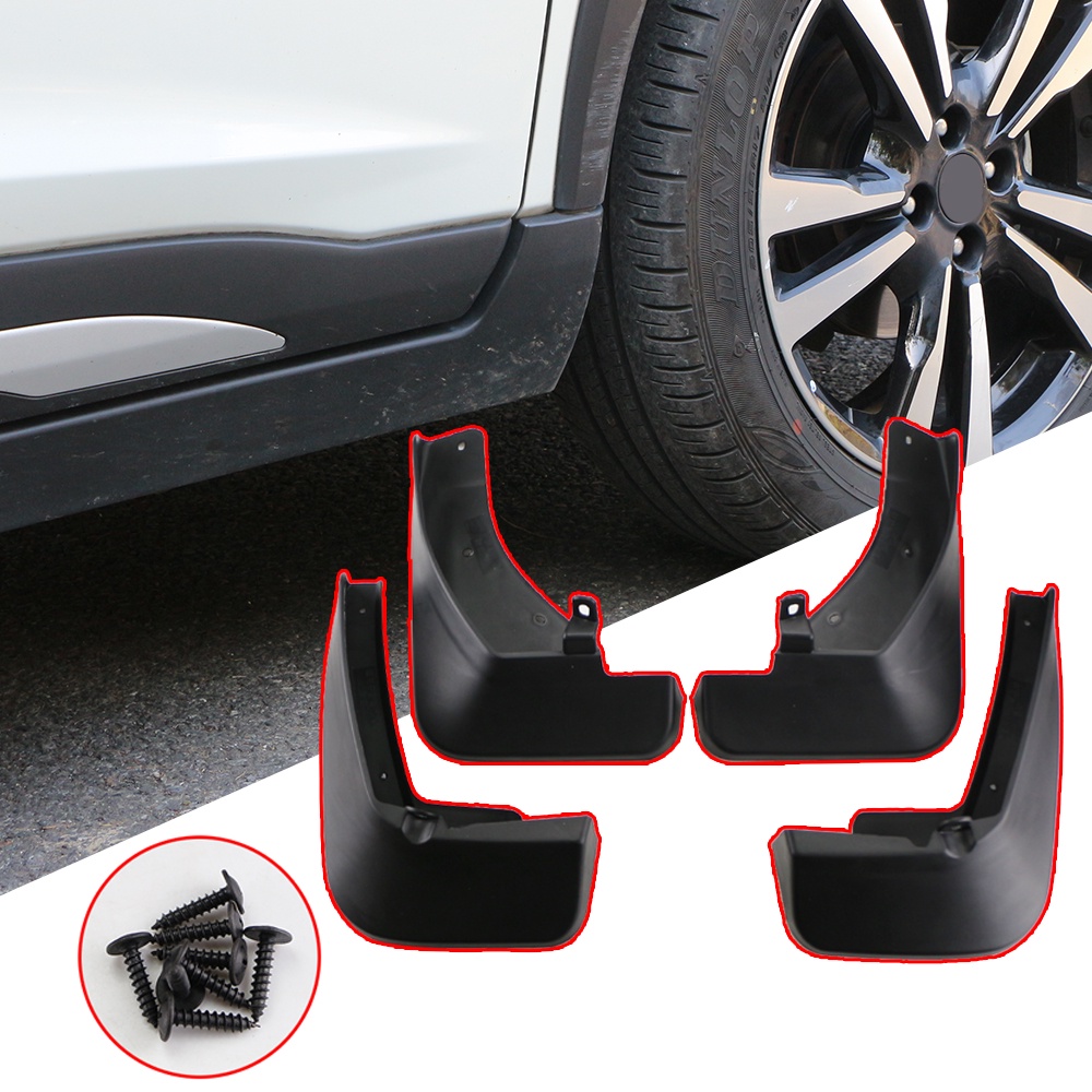 4pcs Depan Belakang Mud Flaps Splash Guard Cover Untuk Nissan Kicks 2016 2017 2018 2019 2020 2021 2022 2023 MudFlaps Aksesoris