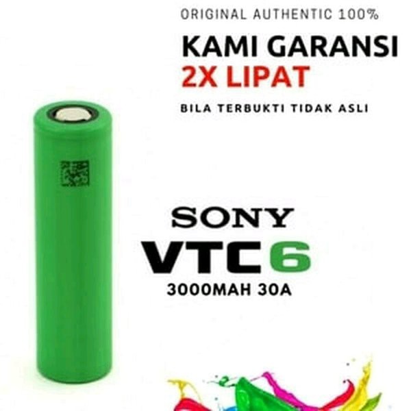 Jual Sony VTC6 - VTC 6 Authentic Battery Baterai 18650 not kdest awt hercules mxjo Asli