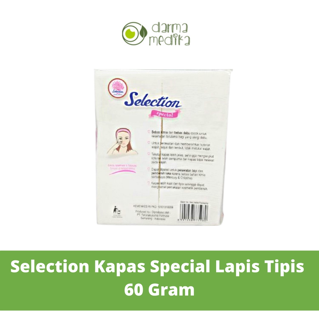 Kapas Selection SPC Tipis 60grm 60 grm