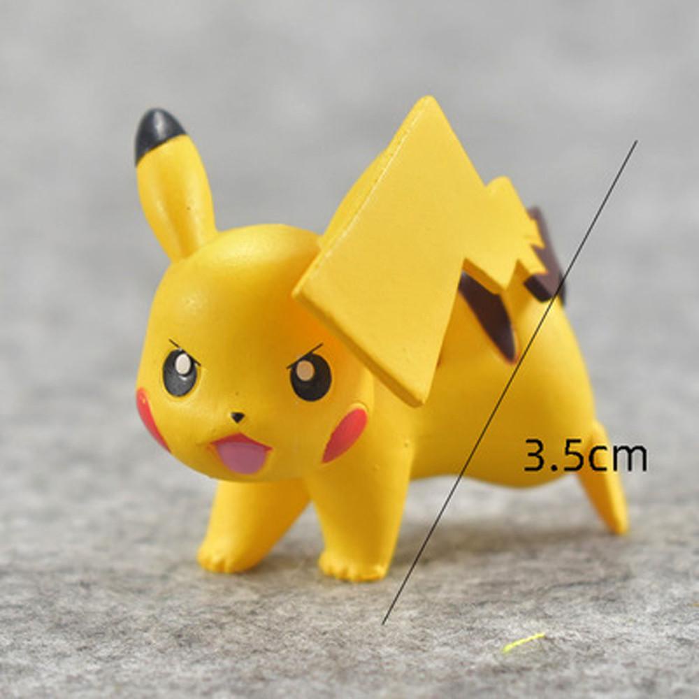 Needway Pikachu Figure Collection Abra Bulbasaur Vulpix Figure Boneka Squirtle Action Figure