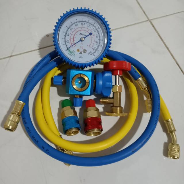 Paket alat isi freon AC mobil & kulkas tanpa freon