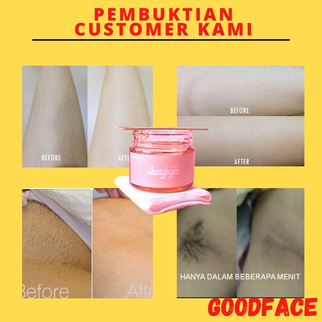 PENGHILANG BULU KETIAK - WAXING KETIAK - JAGIYA CHERRY BLOSSOM WAX BPOM - SUGAR WAX