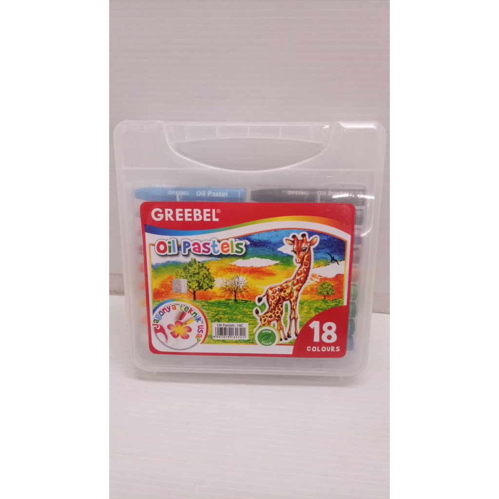 

Crayon Krayon Kids Oil Pastel Greebel 18 Warna
