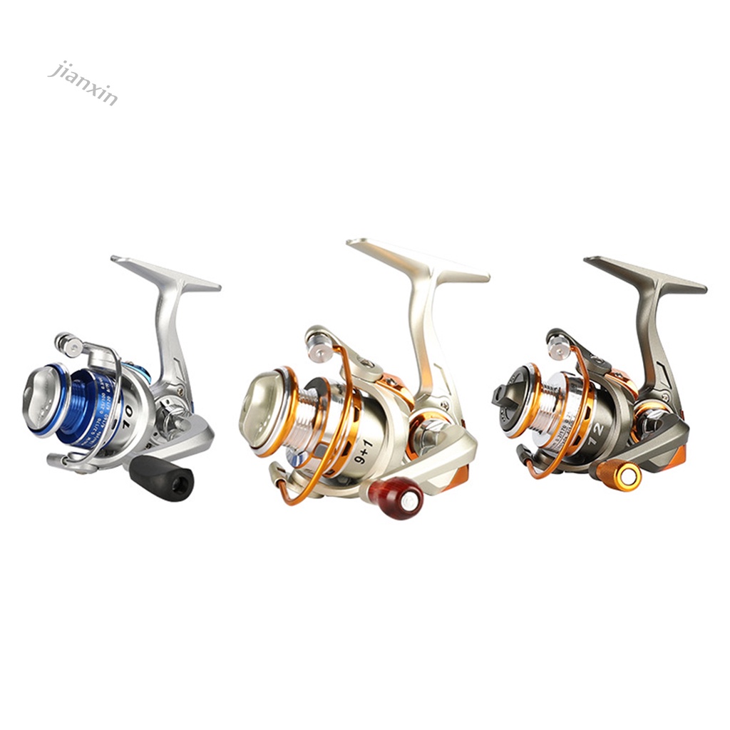 [Jianxin] Reel Pancing Praktis Bahan Stainless Steel Tahan Air Reliable