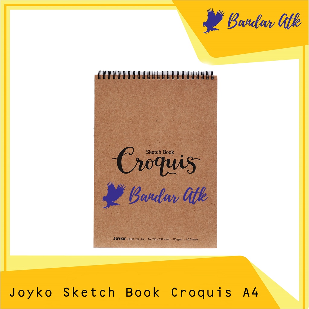 

JOYKO Sketch Book Croquis SKBK-722-A4 Buku Gambar Sketsa [1 PCS]