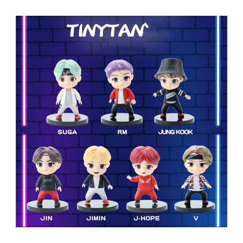 Figure BTS BT21 TINYTAN ARMY KPOP BANGTAN BOYS GROUPS BARU