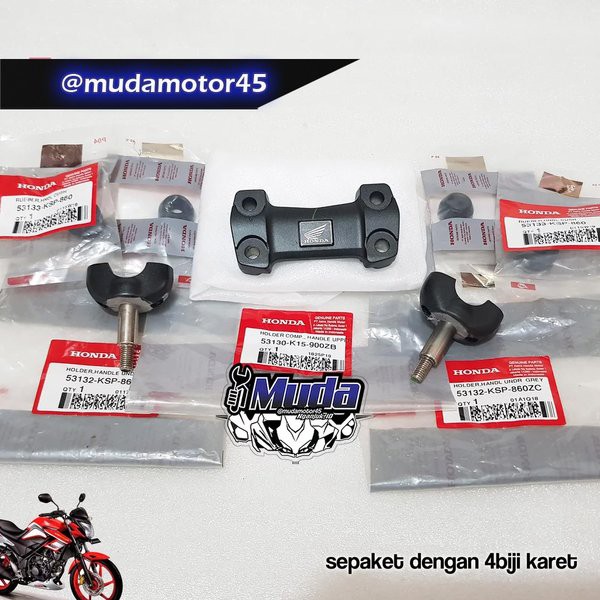 Jual Paket Raiser Old Cb R Set Dudukan Stang Stir Atas Bawah Karet