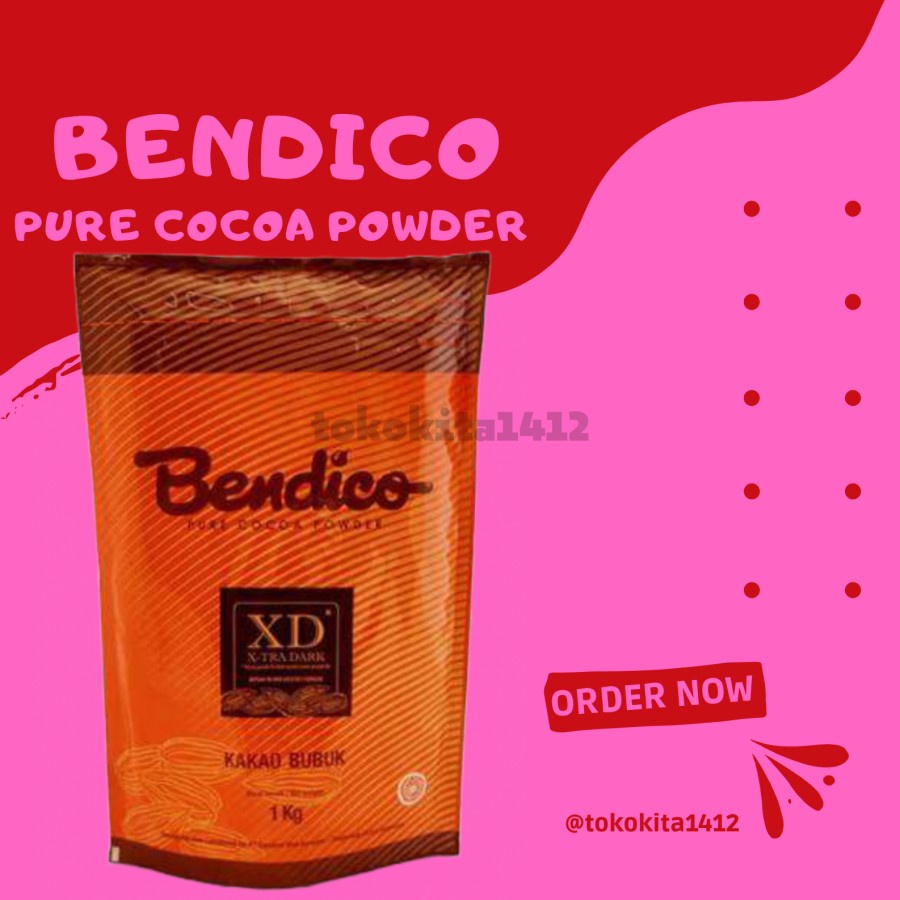 BENDICO XD Chocolate Powder Dark Black Coklat Bubuk 1 kg