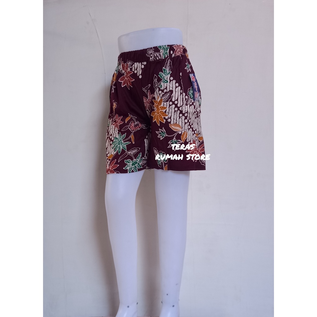 Celana Pendek Wanita Hotpants hotpen Batik Celana Pendek Harian Perempuan Bahan Adem