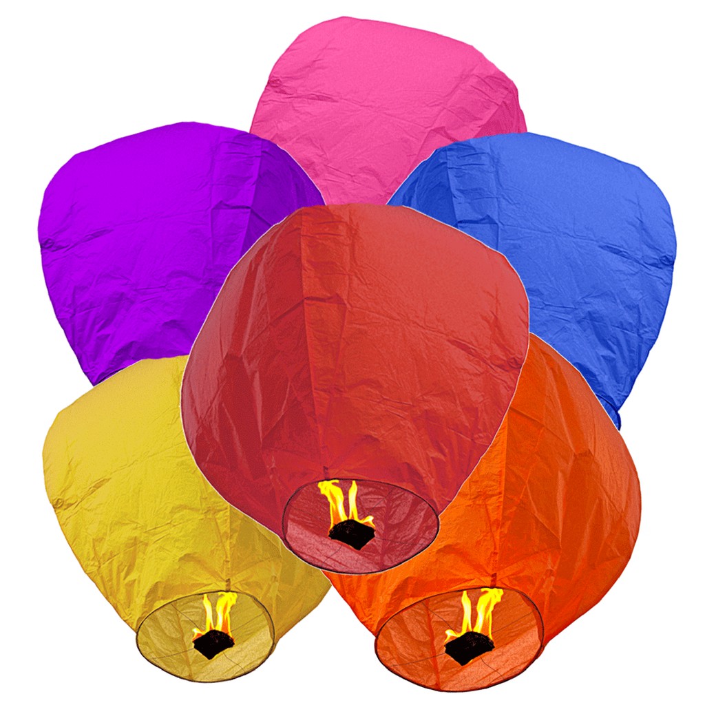  Lampion  Terbang Kertas  Flying Lantern Shopee Indonesia