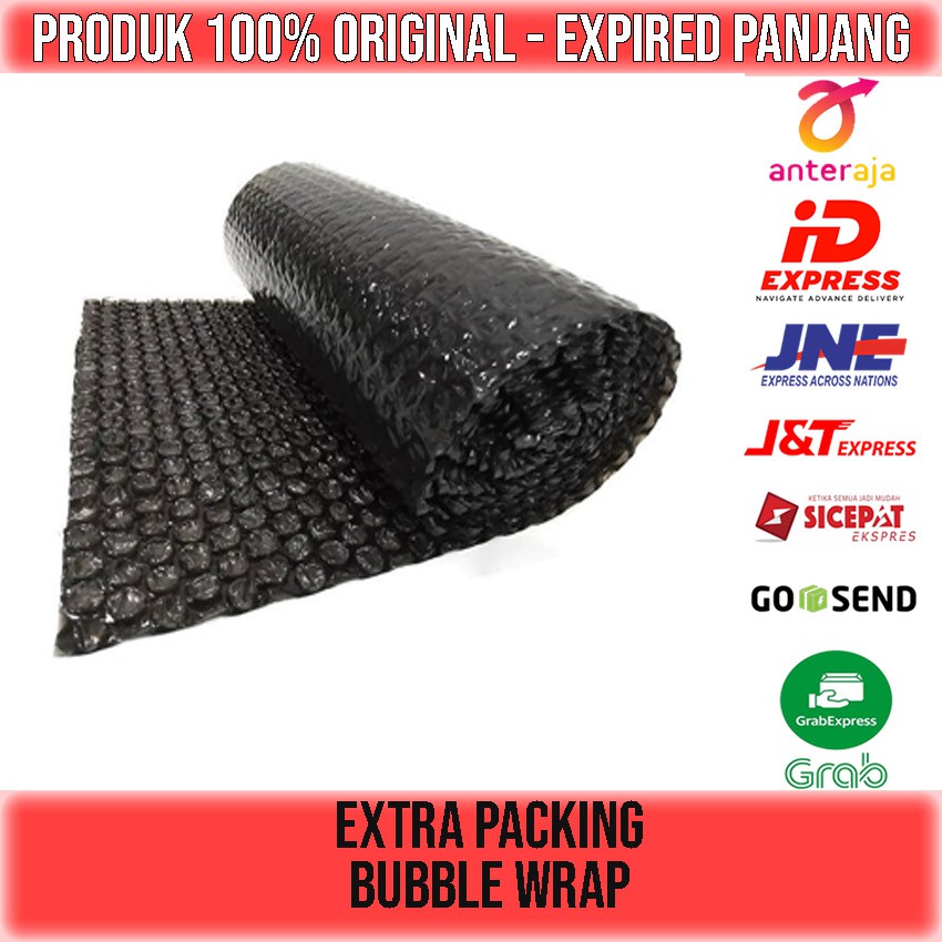 EXTRA BUBBLE WRAP UNTUK MENGURANGI KERUSAKAN PAKET SAAT PENGIRIMAN