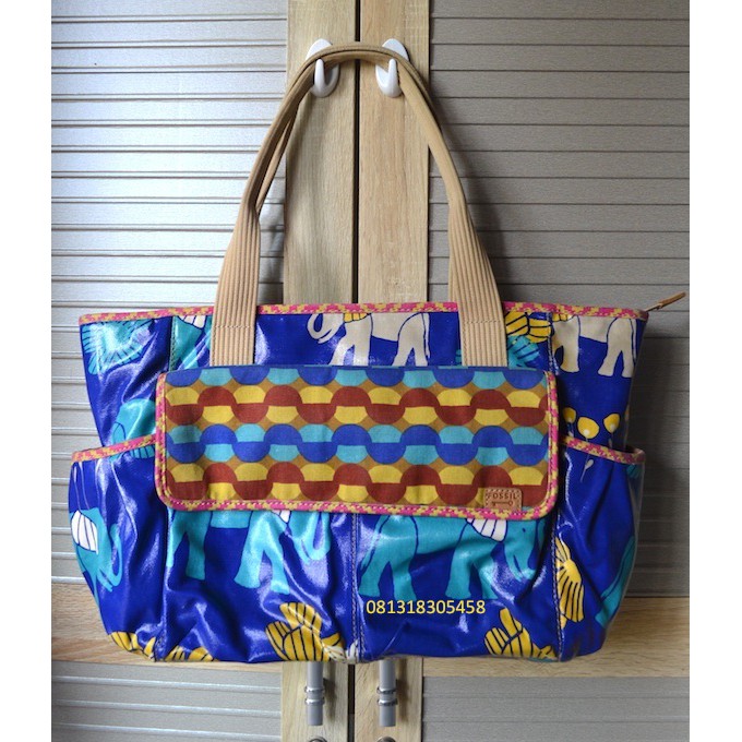 Tas Fossil Original Diaper Bag Elephant Gajah RARE NEW