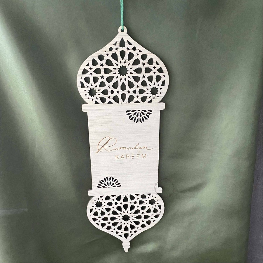 Hiasan Dekorasi Gantung Hanging Decor Backdrop Lebaran Idul Fitri - RAMADAN//Idul Fitri Hanging Deco