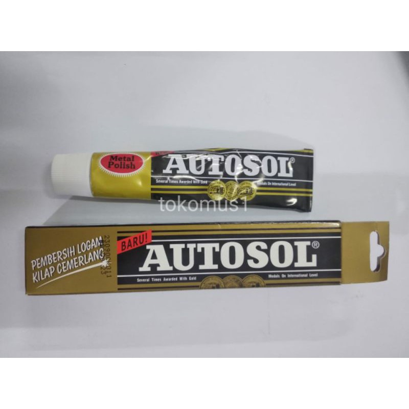 AUTOSOL METAL POLISH 50 GR/PEMBERSIH PENGKILAP BESI LOGAM SERBAGUNA