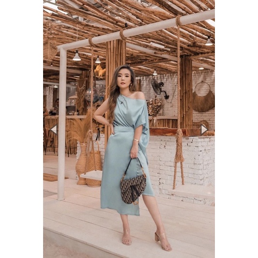 M by Mischa Blue Bijou Dress