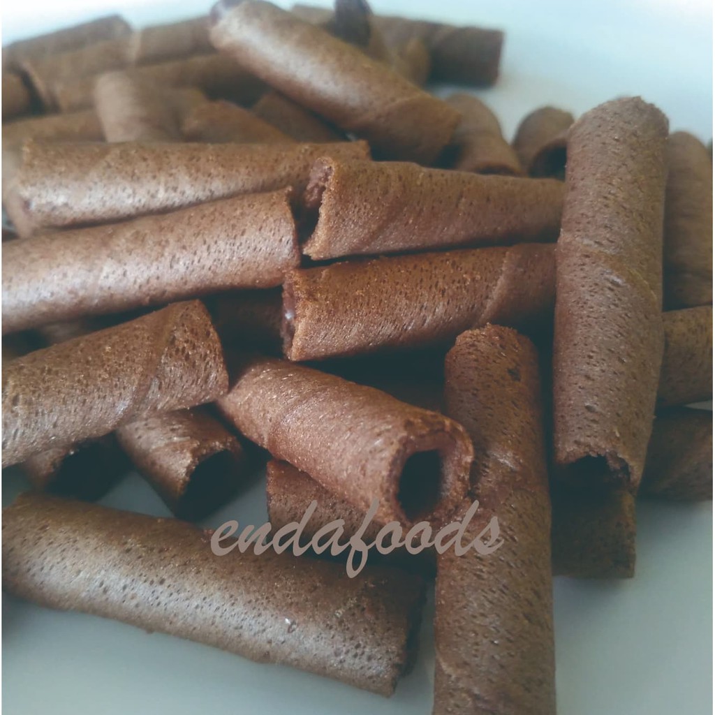 

Wafer Roll cokelat 250g
