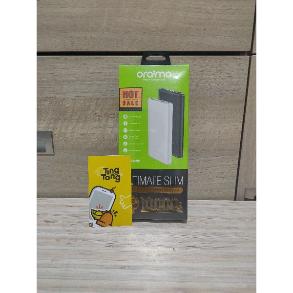 Oraimo Powerbank 10000mah Ultimate Slim Toast 10 P113D