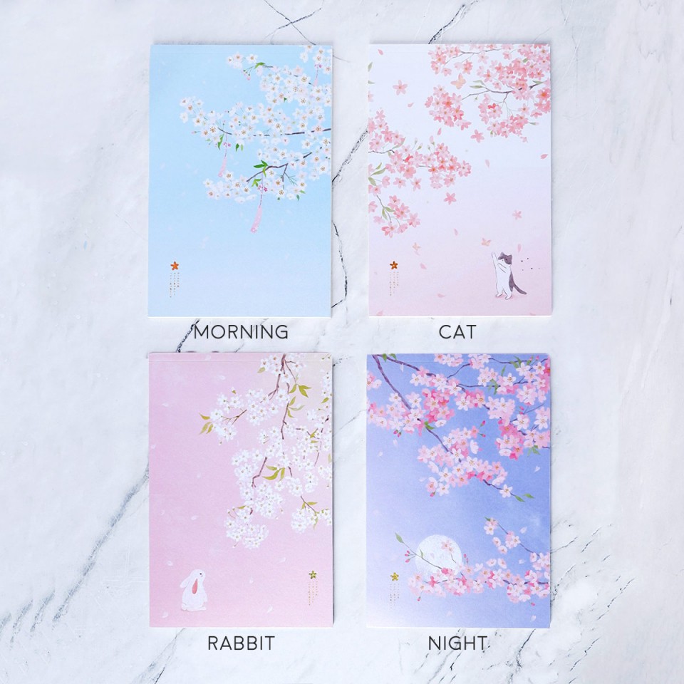 

Dear Cherry Blossom Plain Notepad B5 / Notepad Polos