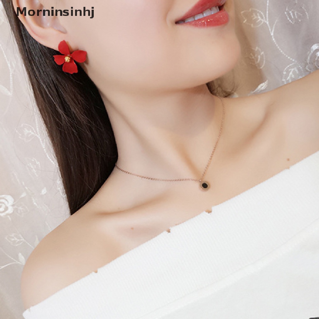 Mornin Anting stud Bentuk Bunga Desain Korea Musim Panas Manis Tidak Teratur fashion Perhiasan id