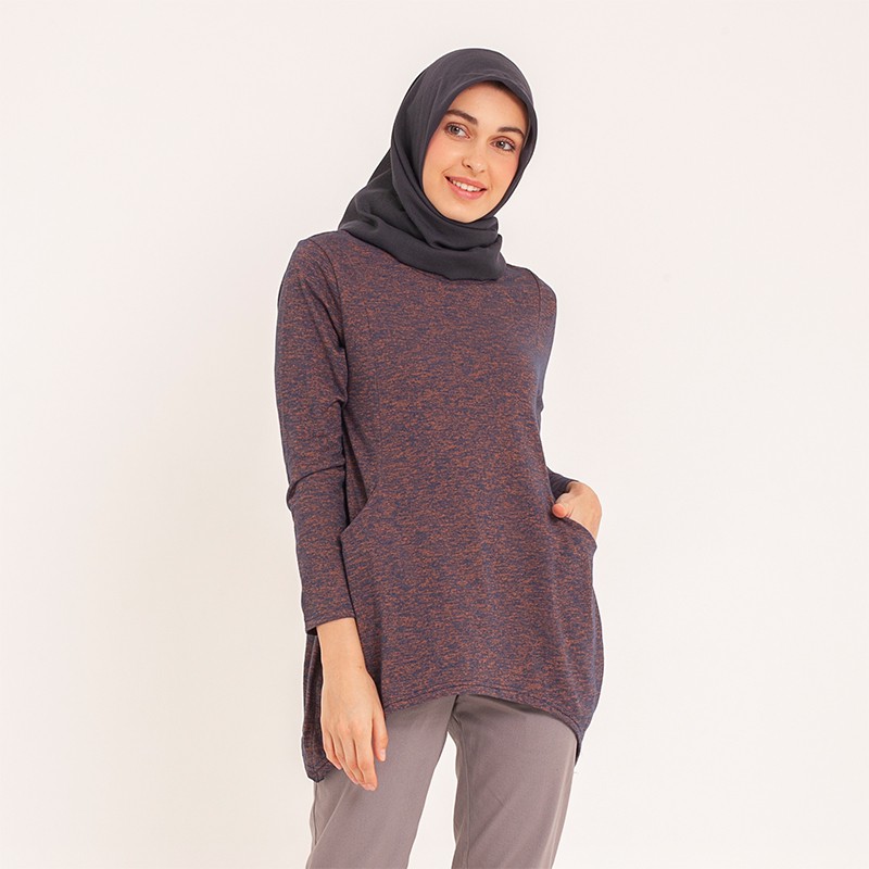 

MFMW "Alessandra" Blouse Ungu Lengan Panjang Wanita