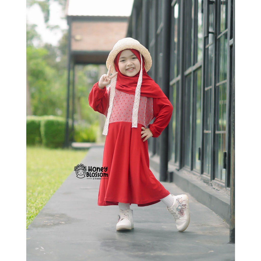 HONEYBLOSSOM gamis bayi perempuan alesha / gamis bayi perempuan 0 6 bulan kekinian