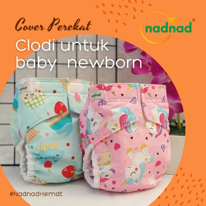 Nadnad Cover Velcro/Perekat (Clodi New Born)