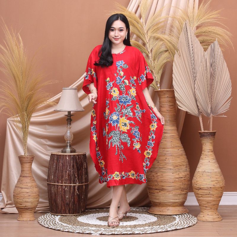 DASTER LOWO ENCIM DASTER KALONG ENCIM PREMIUM RAYON HALUS-Merah