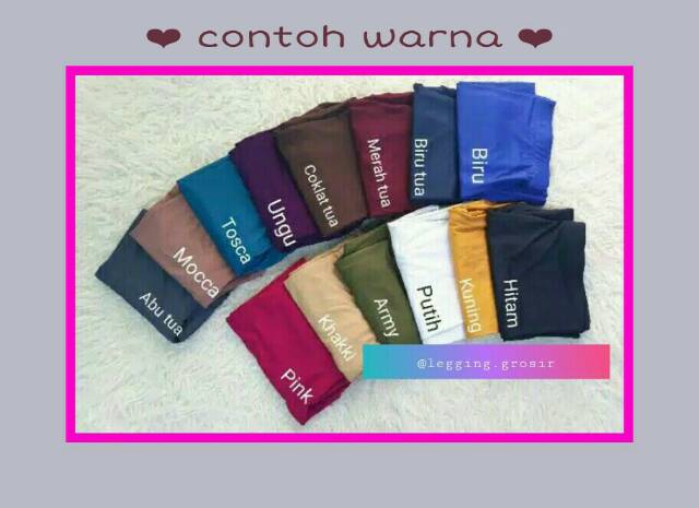 Kulot Spandex / Celana Kulot Panjang / Kulot Wanita Spandek Warna Lengkap