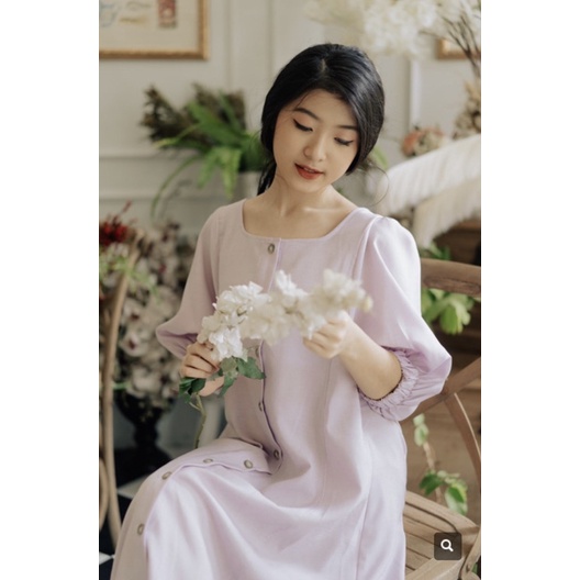 MAVEN April Dress in Easter Lilac (Preloved)