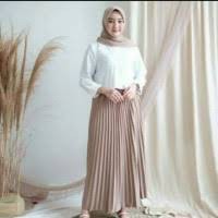 Rok plisket murah warna komplit