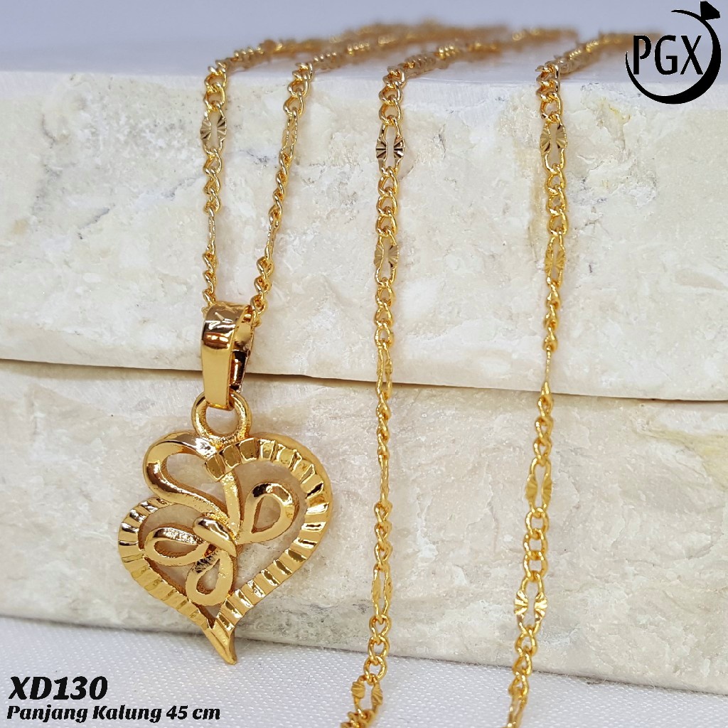 PGX Kalung Wanita Xuping Perhiasan Lapis Emas Aksesoris Fashion Premium - XD130