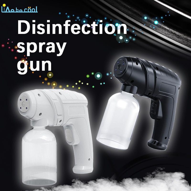 Nano Atomizer Portable Disinfectant Spray Gun Usb/Disinfektan Nano Spray Gun Steam UV Blue Nano Spra