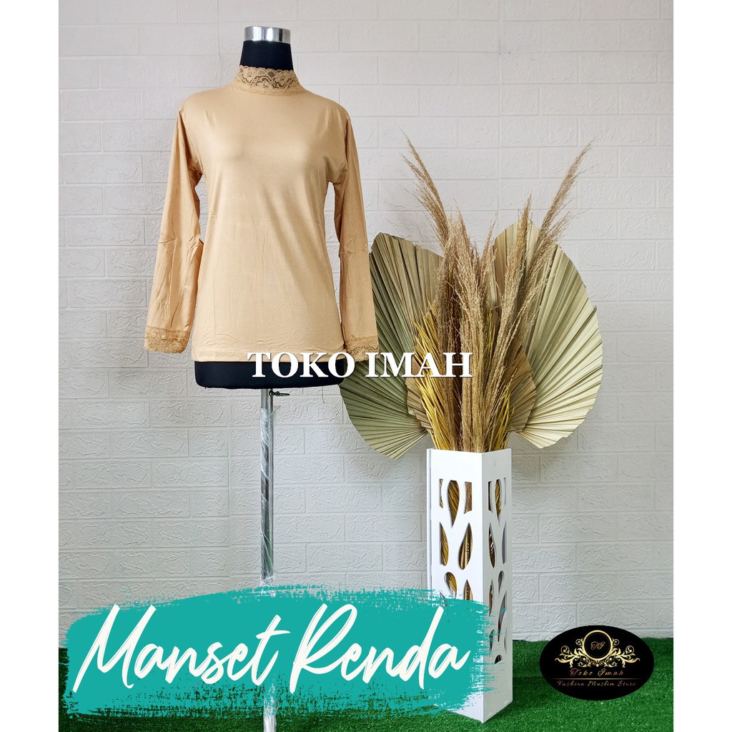 (TERMURAH) BAJU MANSET RENDA  WANITA MUAT BB 40-65 KG DALEMAN KEBAYA INNER KEBAYA MANSET BAJU BISA COD