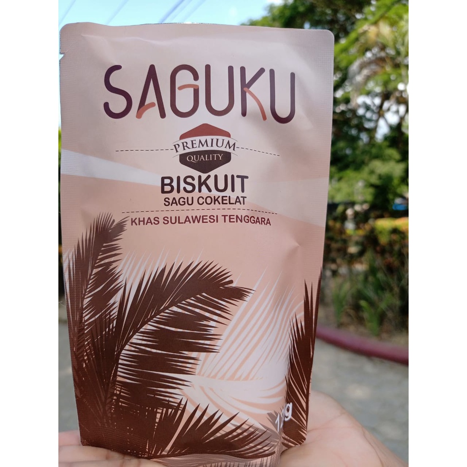 

SAGUKU-Biskuit Sagu Cokelat