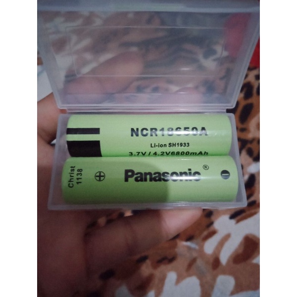 Baterai charger panasonic NC18650A/3.7V/4.2V6800mah