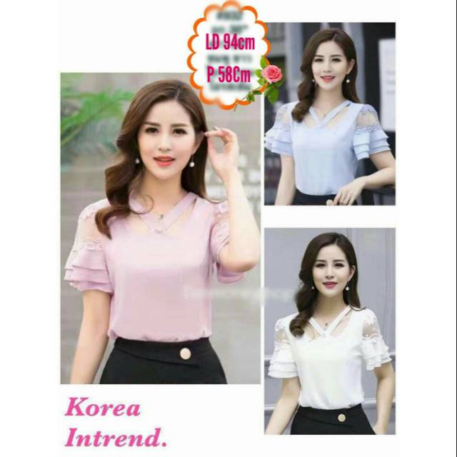 Blouse Korean Intrend