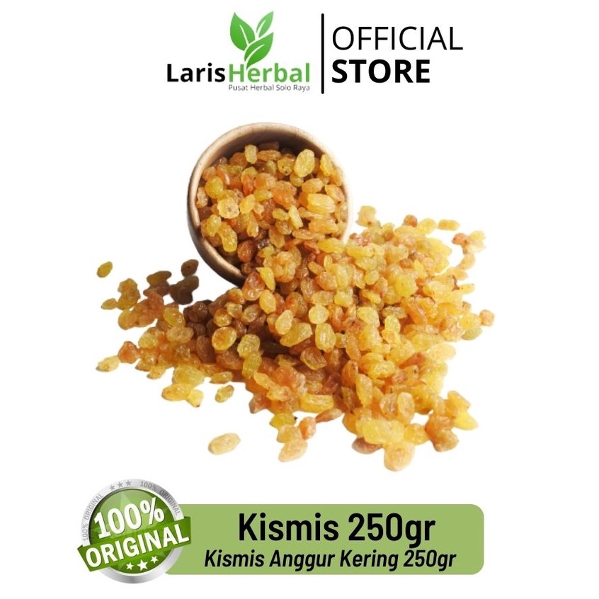 

ORIGINAL Kismis Golden 200Gr Kemasan Mika Toples | Kismis Anggur |