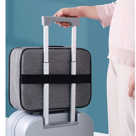 Tas Dokumen Tempat Penyimpanan File Travel Bag Storage Box dengan Digit Security Lock Anti Air