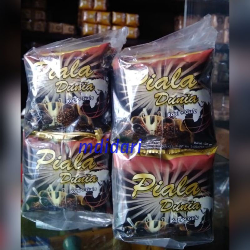 

Kopi Hitam Cap Piala Dunia 1 pak 20 sachet