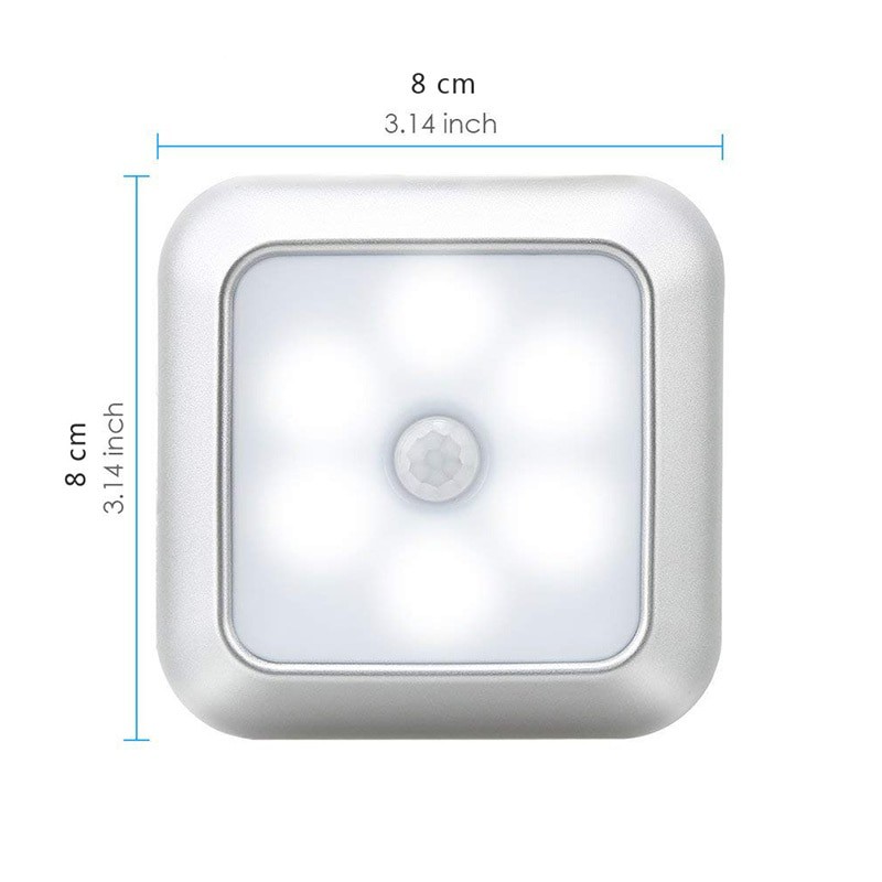 KINGOFFER Lampu LED Motion Sensor Deteksi Cahaya Battery Operated - GY10 - Warm White