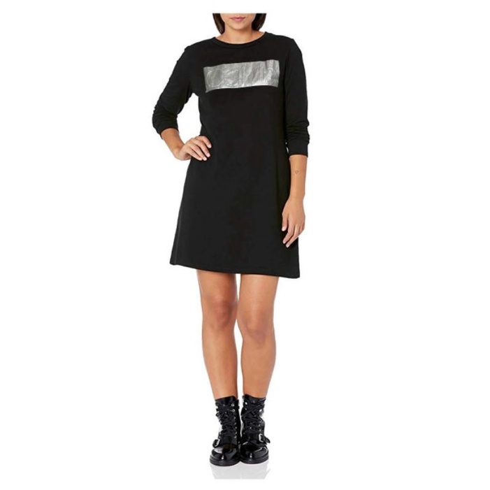 Ck Silver logo dress