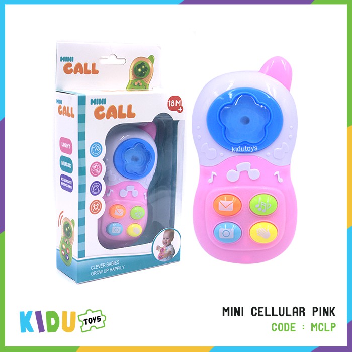 Mainan Anak Call Hp Bayi Mini Cellular Kidu Toys