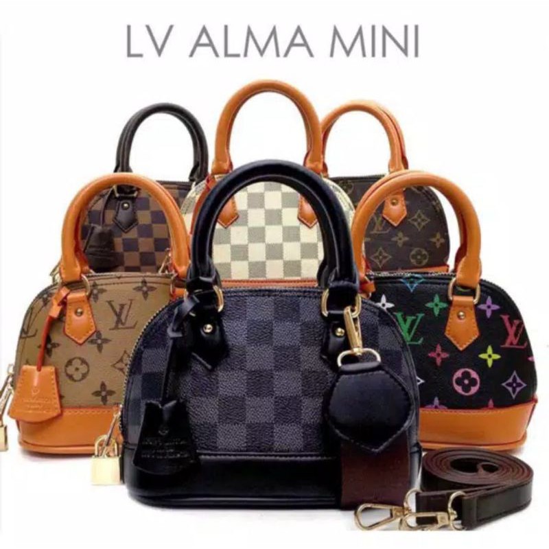 Tas selempang wanita mini alma limited edition impor