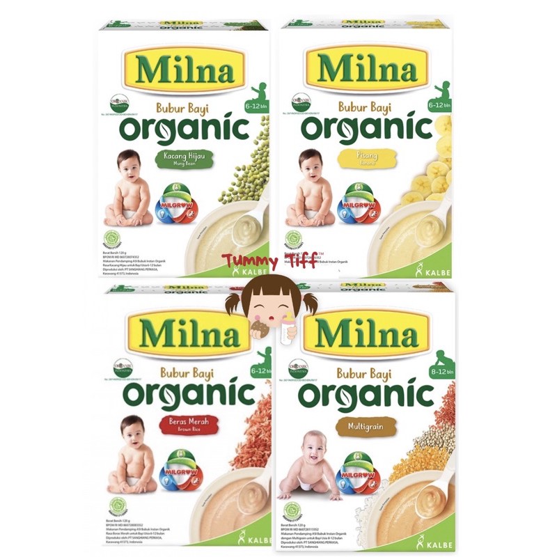 Milna Bubur Bayi Organic 120 g
