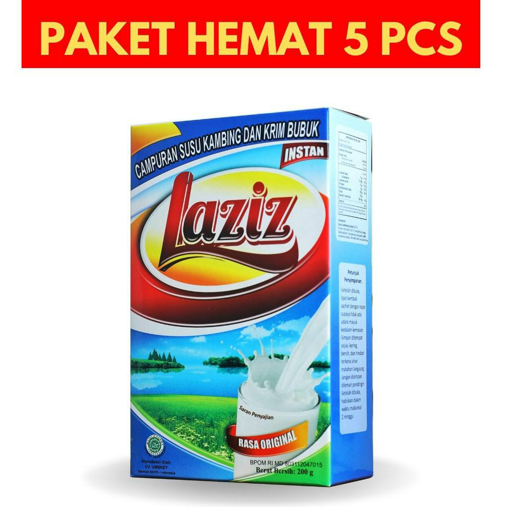 

Paket Hemat 5 Pcs Susu Kambing Etawa Laziz Darusifa Original